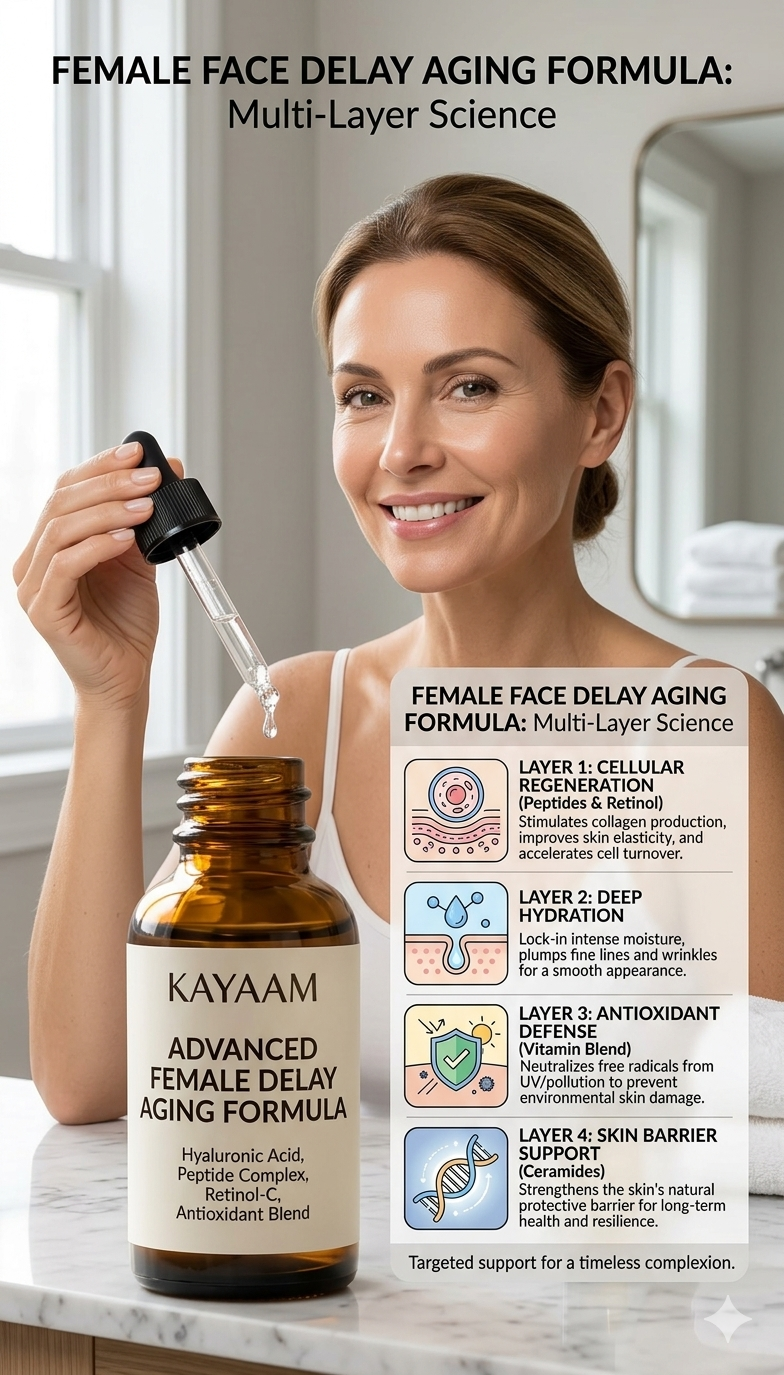 FEMALE FACE  DELAY AGING FORMULA