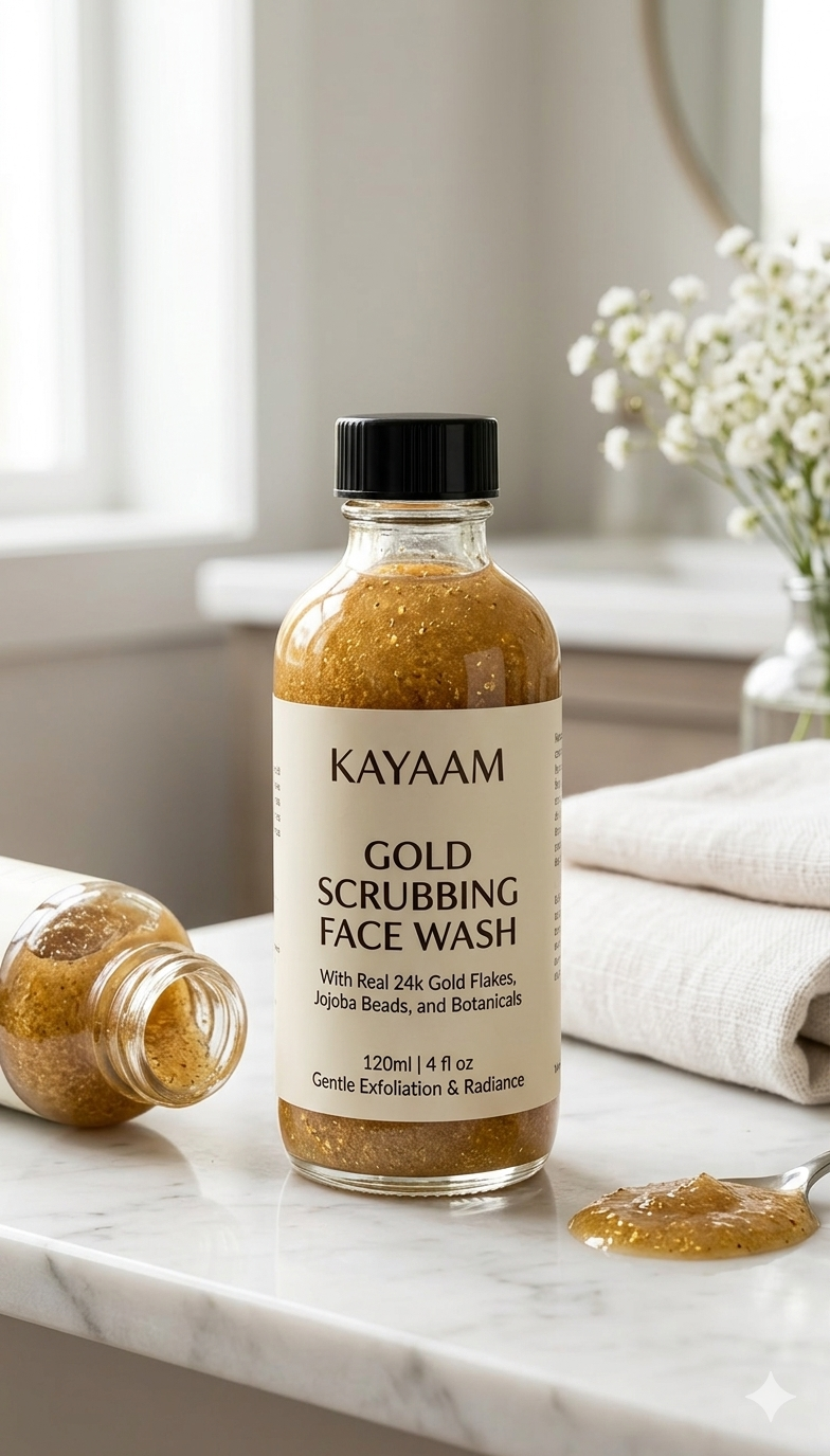 Gold Scrubbing Face Wash