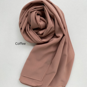 Plain Georgette - Coffee