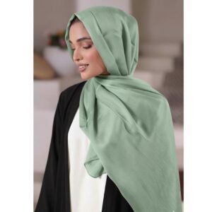 Crinkle Silk - Emerald Green