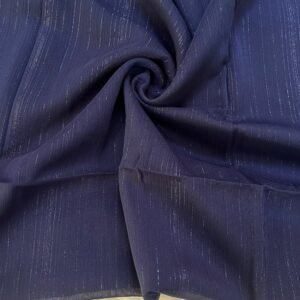 Sparkling Georgette- Navy Blue