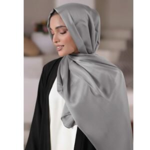 Crinkle Silk - Charcoal