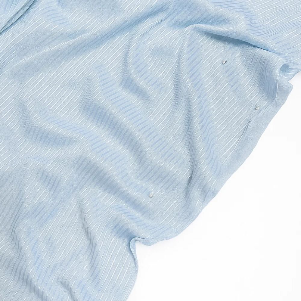 Stone Ribbed Jersey - Ice Blue