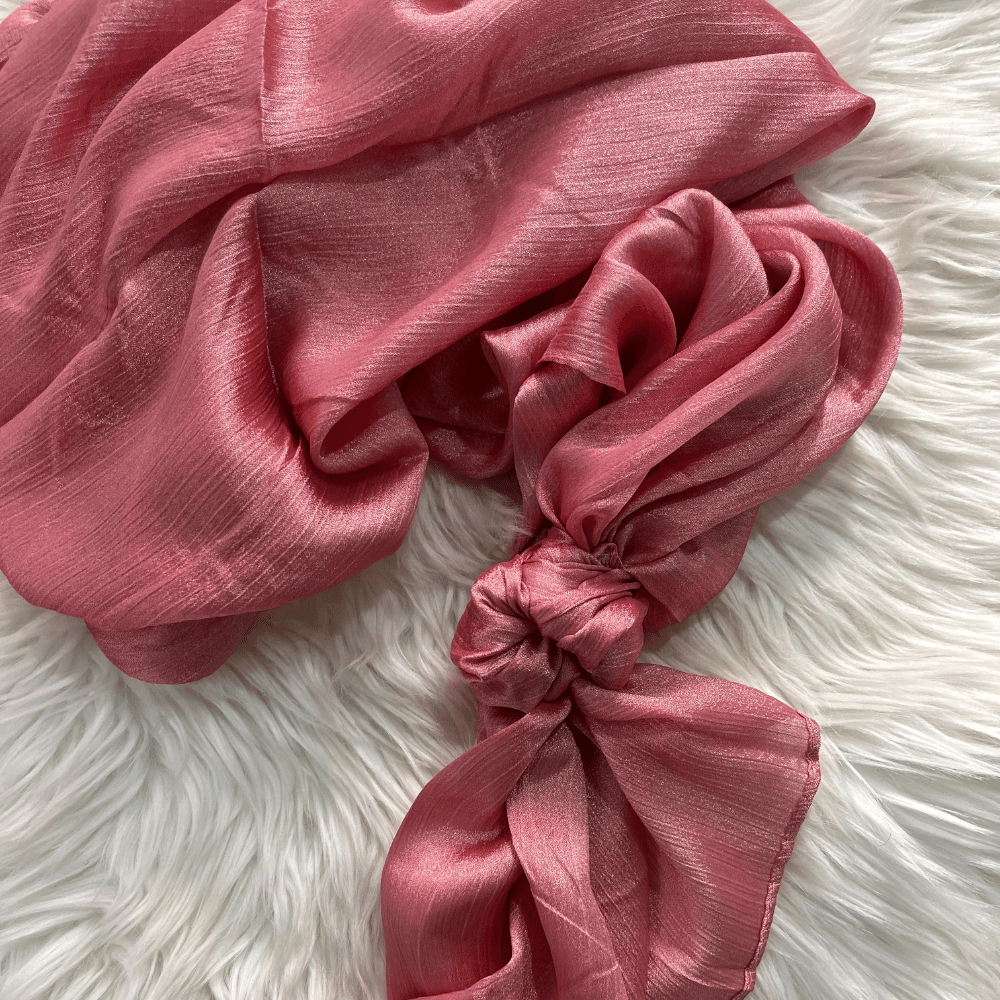 Crinkle Silk - Peach