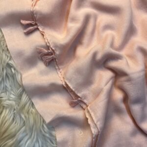 Tassel Lawn Hijab - Blush