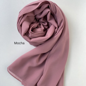 Plain Georgette - Mocha