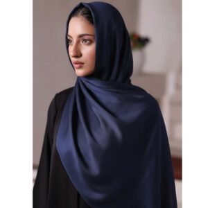 Crinkle Silk - Navy Blue