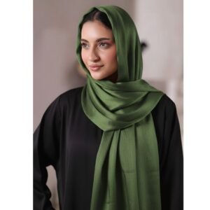 Crinkle Silk - Mehndi Green