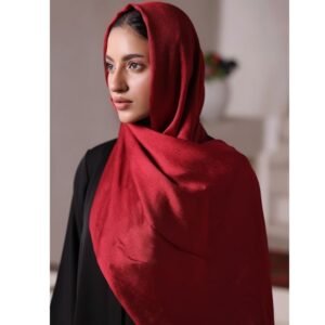 Crinkle Silk - Maroon