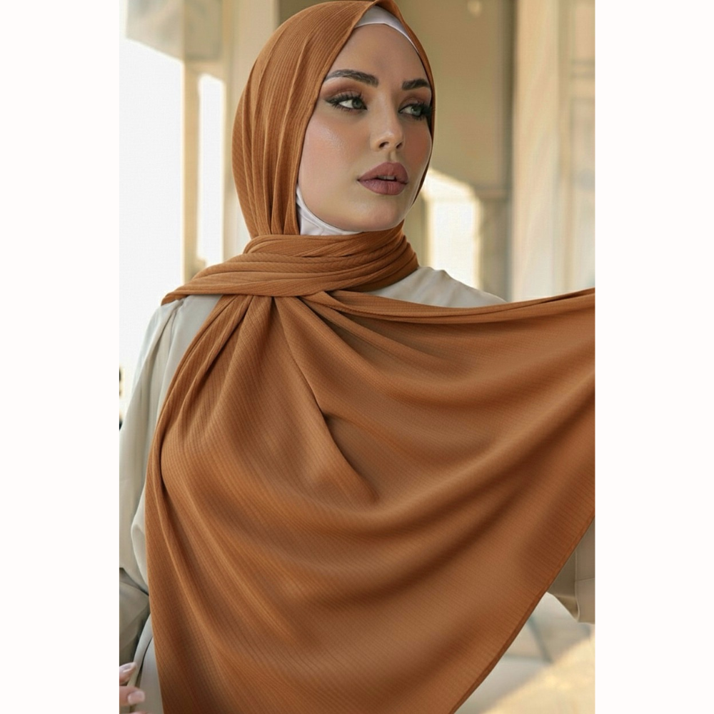 Essential Ribbed Jersey - Caramel