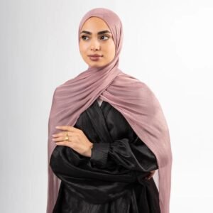 Organza Silk Hijab - Lavender