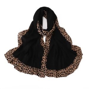 Golden Dusk Hijab - Black