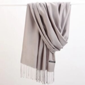 Classic Cashmere Hijab - Silver