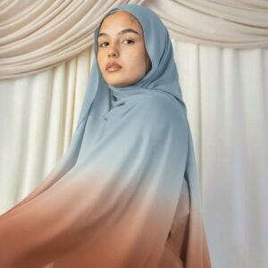 Ombre Fusion Chiffon - Warm Rose