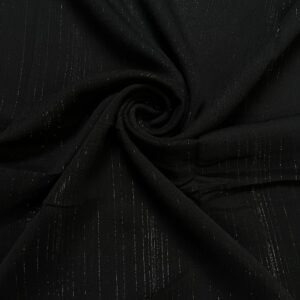 Sparkling Georgette- Black