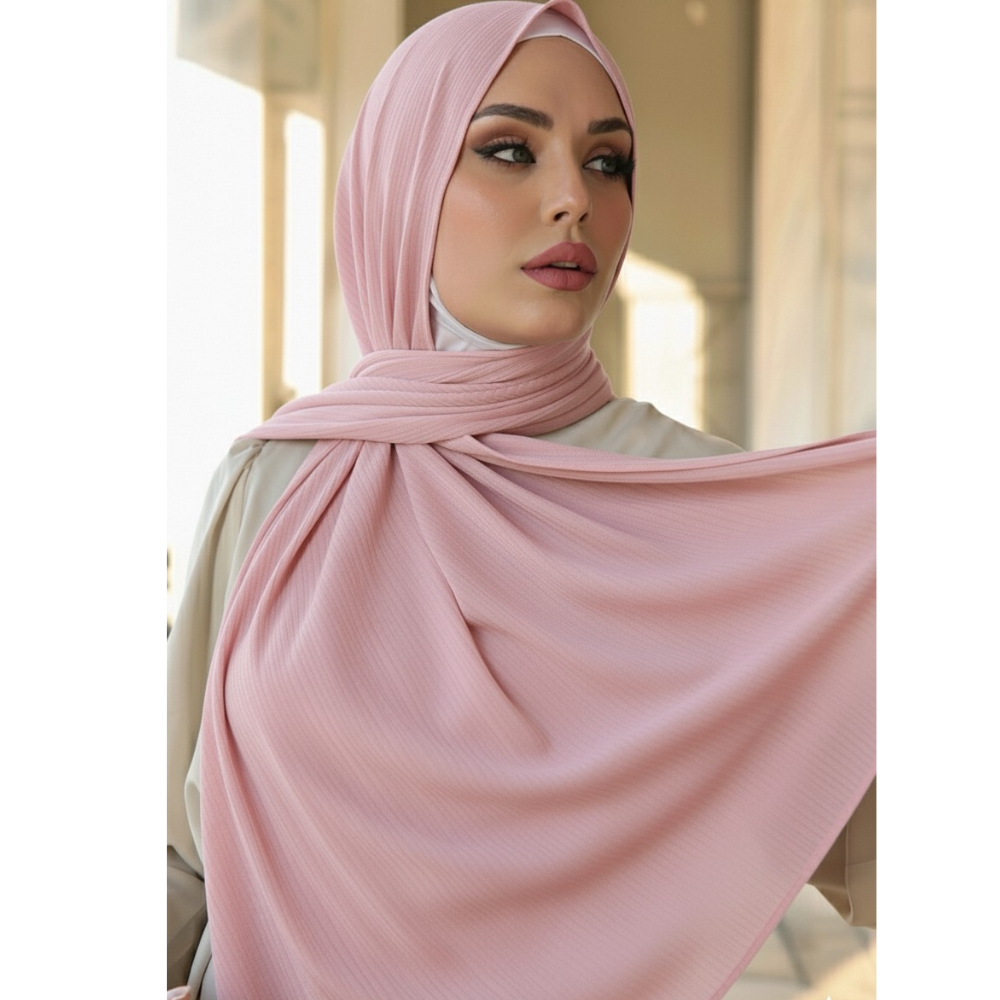 Essential Ribbed Jersey - Mauve