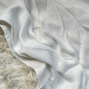 Velvet Silk Hijab - White