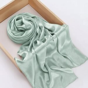 Marble Silk Hijab - Sea