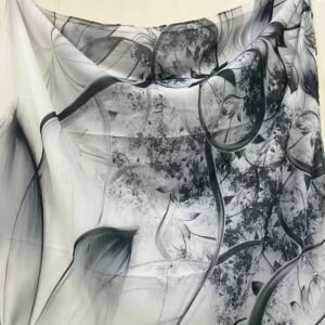 Printed Chiffon - Midnight Thread